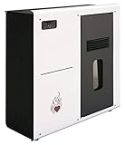 STUFA A PELLET CUORE CALDO DA SLIM 8 KW BIANCA