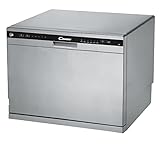 Candy Posable CDCP 6S Mini Lavastoviglie da Tavolo, 6 Coperti, 6 Programmi, Ciclo Rapido, Partenza...