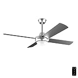 Cecotec Ventilatore da soffitto con telecomando, EnergySilence Aero 570. timer e luce LED, 60 W, 132...