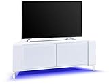 MDA Designs CORVUS Mobile moderno nero lucido ad angolo con profili laterali neri Porte in vetro...