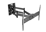 Meliconi SPACE SYSTEM DUALMOTION 600, Supporto TV Parete Doppio Braccio e Doppia Rotazione, Staffa...