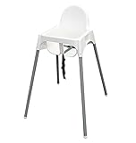 Ikea Antilop - Seggiolino per Bambini con Cintura, Bianco
