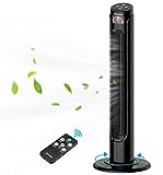 Ventilatore a Torre Silenzioso con Telecomando e Timer 15 Ore - Ventilatore Colonna Oscillante 90°...