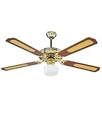 DCG TP-RMA8-6N22 Ventilatore a Soffitto in Legno a Soffitto con Telecomando