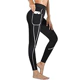 CHUMIAN Pantaloni di Perdita di Peso Pantaloni Sauna Neoprene Donna Termici Dimagrante Leggings Hot...