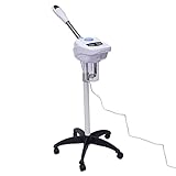 Vaporizzatore viso girevole a 360° ozono spa vaporizador facciale vapore idratante pelle viso...