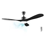 Cecotec Ventilatore da soffitto con telecomando, timer e luce LED EnergySilence Aero 5290 Stone Pro....