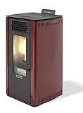 San Marco Stufa a pellet Fiorina 74 da 8 kw (Rosso)