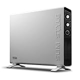 De'Longhi HCX3220FTS Slim Style TermoConvettore Elettrico, Silenzioso, 3 Livelli di Potenza, dotato...