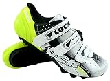 LUCK - Extreme 3.0 MTB, Scarpe da Ciclismo con Suola in Carbonio e Tripla Striscia di Fissaggio in...