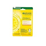 Garnier Maschera in Tessuto Skin Active Hydra Bomb, Idratante e Illuminante, Con Vitamina C e Acido...
