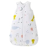 Mosebears Sacco nanna invernale per bambini, 2,5 Tog, 100% cotone, per diverse misure dalla nascita...