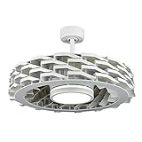 SULION SULION-1000757 Bianco ventilatore da soffitto WIFI senza pale doppio led 36+15W telecomando