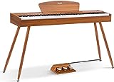 Donner DDP-80 Pianoforte Digitale 88 Tasti Tastiera Ponderati, Azione del Martello II, Piano...