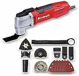 Einhell TE-MG 300 EQ Utensile Multifunzione, 300 W per segare, tagliare, levigare, 2 lame da sega, 2...