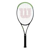 Wilson Blade 101L V7.0 TNS RKT, Racchetta da Tennis Unisex-Adulto, Nero/Grigio/Lime, 2