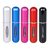 5 Pezzi Porta Profumo Da Viaggio, Atomizzatore Profumo Ricaricabile Dispenser Contenitore...