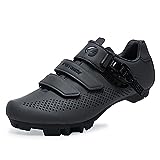 Uomo Scarpe MTB Donna, Scarpe Mountain Bike Compatibili con Pedali SPD 2 Bulloni con Tacchette,...