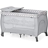 Hauck Culla da Campeggio Sleep N Play Center - Lettino Neonato fino 15kg - Letto pieghevole 120x60cm...