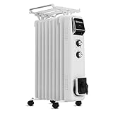 Grenintol Radiatore ad olio,Riscaldatore elettrico,Radiatore ad olio da 2000W per calore...