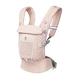 Ergobaby BCASFMPNKQTZ, Marsupio Adapt Per Neonati, 3 Posizioni Mesh Softflex Marsupio Anteriore...