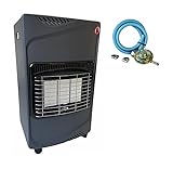 Stufa a Gas Infrarossi fino a 4,1 Kw Dispositivo Antiribaltamento e Controllo Anidride Carbonica +...