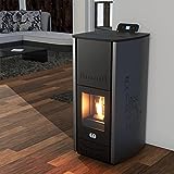 STUFA A PELLET IDRO NEW YORK 25 KW, 160 MQ di Superficie riscaldabile (SILVER)