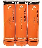 HEAD Radical, Palline Tennis Unisex Adulto, Giallo, Taglia unica, Confezione da 3 set con 4 palline...