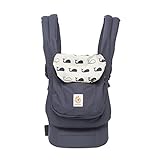 Ergobaby Original- Marsupio Neonati Ergonomico, Porta Bebe 5,5-20 kg, 3 Posizioni, Blu (Marine)