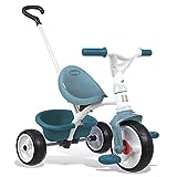 Smoby - Triciclo Be Move Boy, 7600740332, + 15 Mesi, Triciclo Evolutivo,Struttura di Metallo, Ruote...
