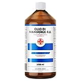 AIESI® Olio di Mandorle Dolci F.U. puro 100% spremuto a freddo per uso Farmaceutico Alimentare...