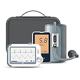 ViATOM Checkme Suit Monitor ECG Bluetooth, ECG Holter 24 ore, Monitor della Saturazione di Ossigeno,...
