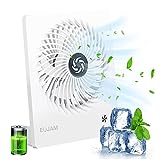 EUJAM Ventilatore da Tavolo, Mini Ventilatore Silenzioso, da scrivania Portatile USB Ricaricabile...