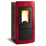 EXTRAFLAME - Termo stufa a pellet DIADEMA IDRO Bordeaux 1276800