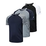 frueo 3 Pezzi Magliette Uomo Maglia Running Uomo Maglia Tecnica Uomo Maglietta Uomo Manica Corta...