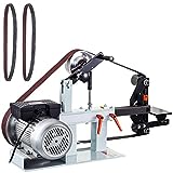 VEVOR Levigatrice Elettrica a Nastro 1,5KW, Smerigliatrice a Nastro Velocità 2800r/min, Levigatrice...