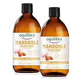 Equilibra Corpo, Olio di Mandorle Dolci Puro, Protettivo, Nutriente e Elasticizzante, Aiuta a...