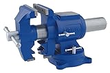 IRWIN 4935505 Morsa da banco con incudine, base rotante, 5' / 125 mm
