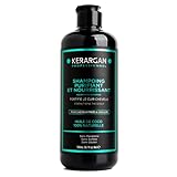 Kerargan - Shampoo con olio di cocco e di argan per nutrire e idratare in profondità i capelli e...