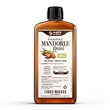 Olio di Mandorle Dolci 500ml - 100% Puro e Naturale - Cosmos Natural certificato da Ecocert