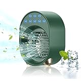 Ventilatore Raffrescatore Ad Acqua, Mini Ventilatore USB Evaporazione Depuratore, Climatizzatore...