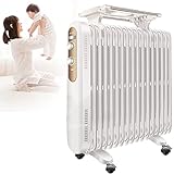 UIBAO Termosifone Elettrico 17 Elementi Termosifone Ad Olio Radiatore Calorifero Elettrico Portatile...