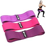 ELVIRE SPORT Bande Elastiche Fitness Donna e Uomo (3 Pezzi) | Fasce Elastiche Resistenza in Tessuto...