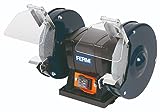 FERM Smerigliatrice|Molatrice da banco 150W 150mm - Include 2 mole