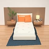 miasuite i sogni italiani Materasso Singolo 80x190, Alto 16 cm - Rivestimento Silver, Indeformabile,...