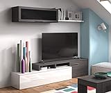 Dmora Mobile Soggiorno Porta TV, Set da Salotto Reversibile (posizionabile ad Angolo), con Due Ante,...