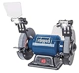 Scheppach Levigatrice doppia SM150L | Disco per sgrossatura, mola, mola | potenza 400 W | Diametro...