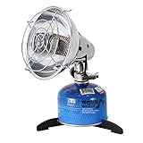 Mini Stufetta Gas Portatile Riscaldanti da Esterno Stufetta Elettrica Regolabile per Interno Patio...