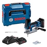 Bosch Professional Seghetto alternativo a batteria GST 18V-155 SC 18V System, con impugnatura...
