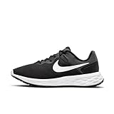 Nike Revolution 6, Scarpe de Gimnastica Donna, Nero Black White Dk Smoke Grey Cool, 39 EU